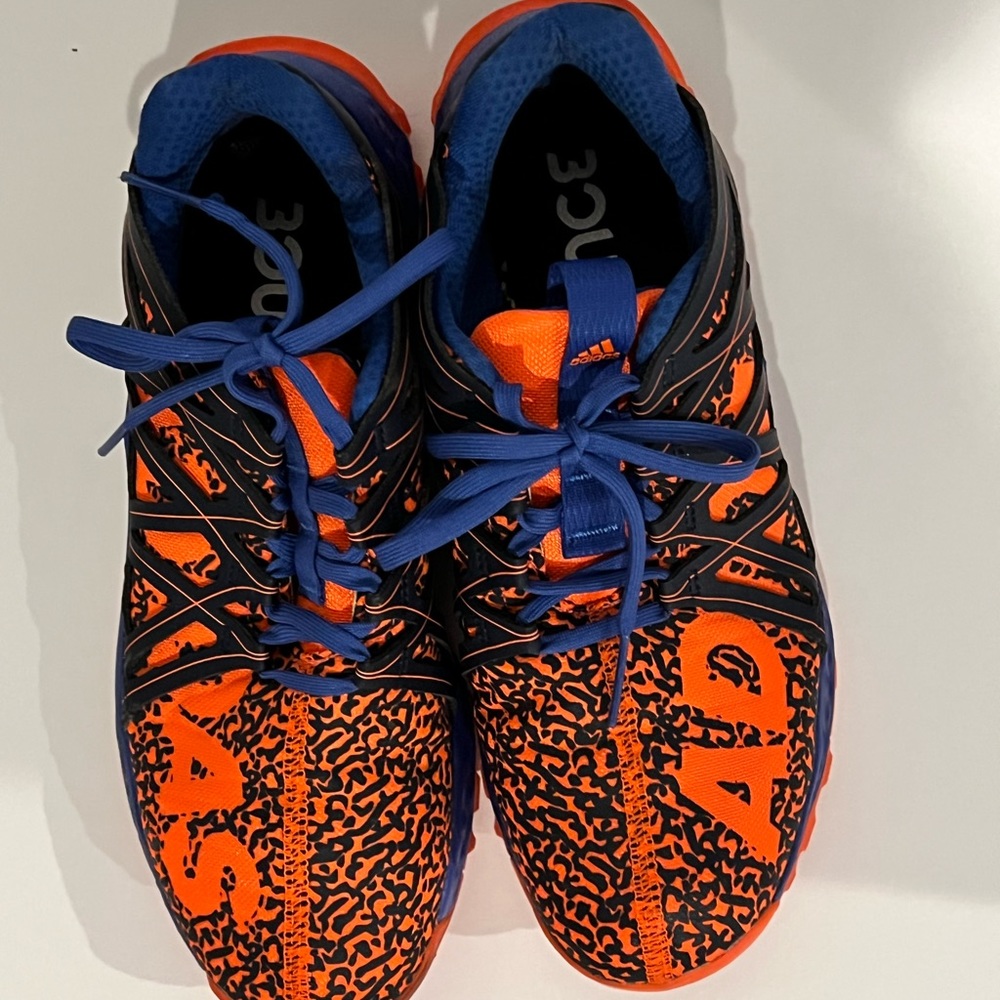 Adidas VIGOR BOUNCE CQ1459 Running Shoes Orange & Blue Size: 7